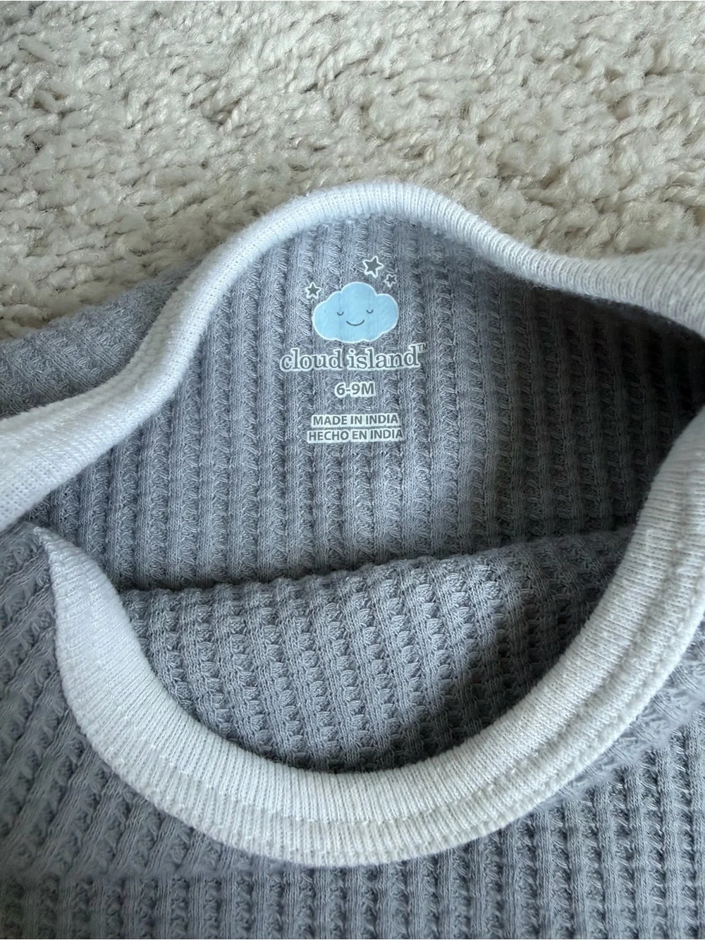 Baby Boy/Gender Neutral Pajama Set - Gray & White